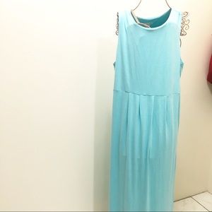 J Jill turquoise maxi dress